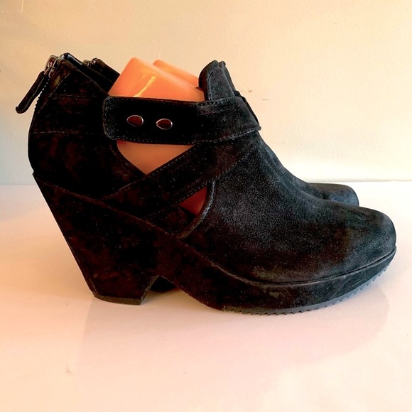 Eileen Fisher ‘Watt’ Wedge Booties Sz 9.5 - Picture 5 of 9